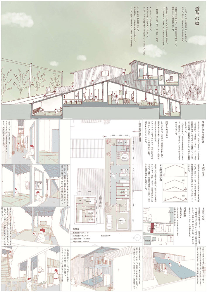 北國新聞社賞　道草の家　村田 奈々　金沢工業大学大学院2年