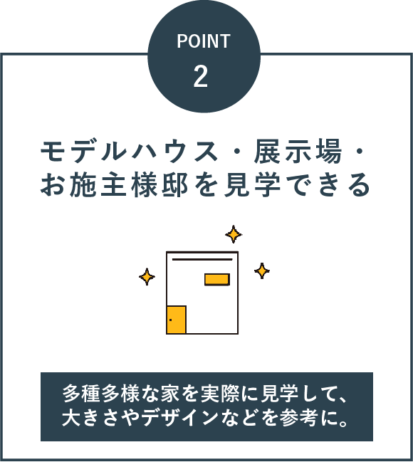 PINT2　モデルハウス・展示場・お施主様邸を見学できる